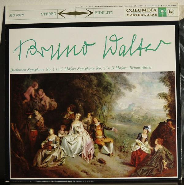 

LP Record BRUNO WALTER COLUMBIA SYMPHONY ORC Beethoven Symphony No. 1 In C Major MS6078 Columbia Master 1959 Canada Classical Used