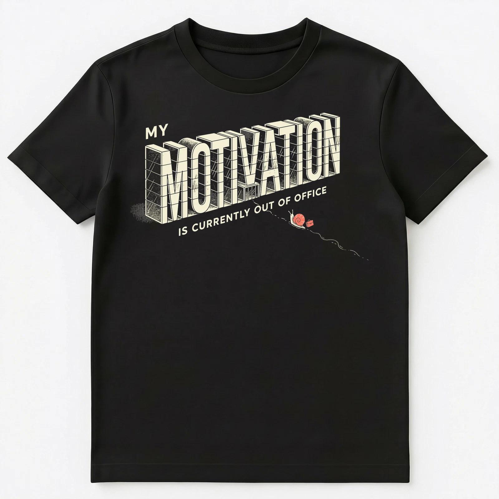 

Office Worker Motivation Snail Humor Professional Unisex T-Shirt M