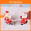 Charming Resin Santa And Snowman Miniature Ornaments For Festive Diy Decor