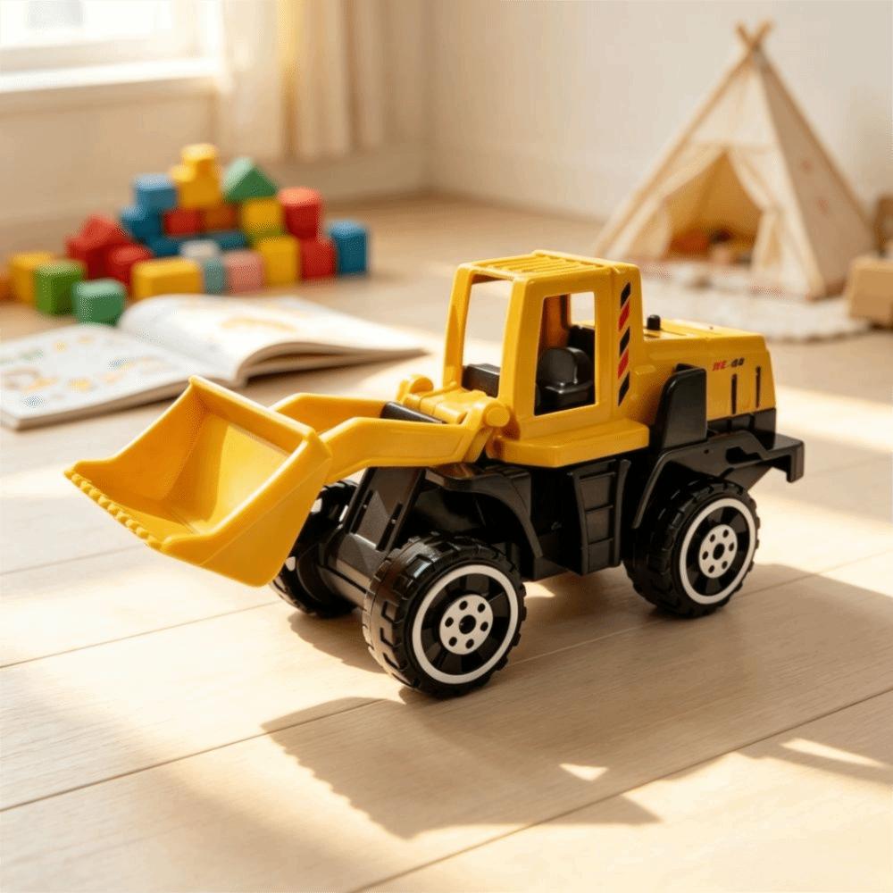 6pcs/set Zinc Zinc Alloy Engineering Vehicles Set Simulation Excavator Toy Construction Vehicle Set Boys