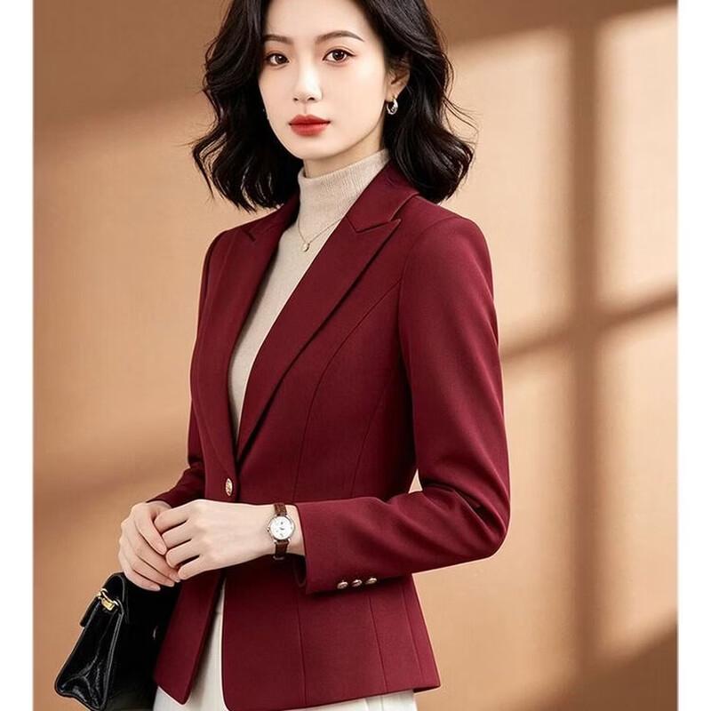 EST+II Women's Slim-Fit Professional Blazer