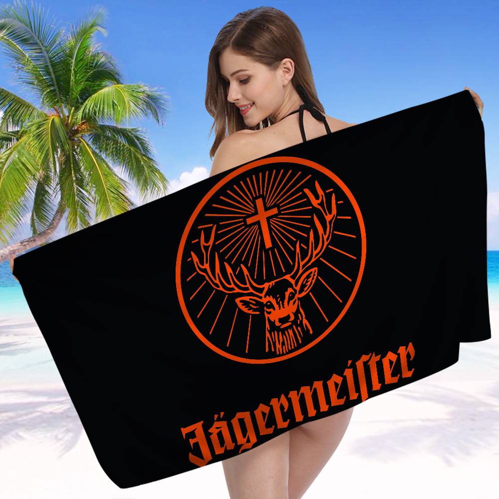 

J-Jagermeisters Microfiber Beach Towel Absorbent Quick dry Soft Yoga Swimming Resort Mountain Climbing Towel W40*H60(CM)