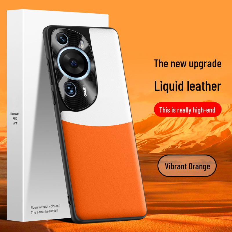 

Защитный чехол из жидкой кожи для Huawei P60Art с защитой от падения. Цельная конструкция с противообрастающим покрытием. Huawei P60Art