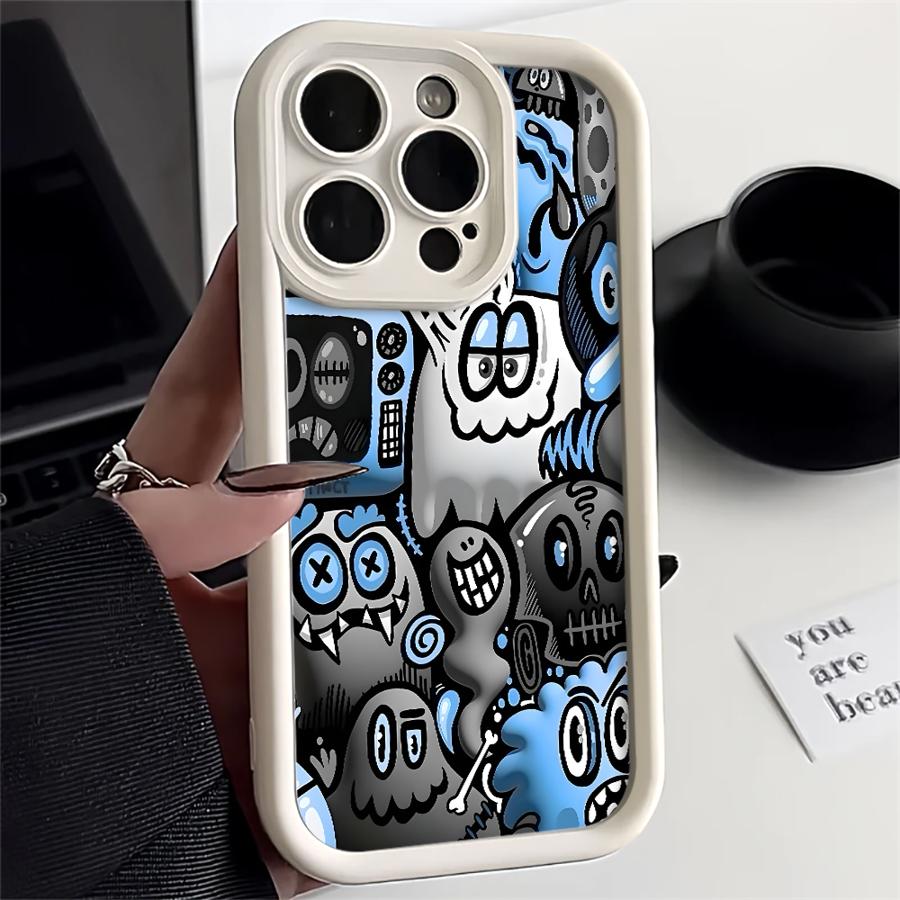 Trendy Fashion Patterns Case for iPhone 17 Pro Max 14 13 Air 15 Plus 12 Pro 16 11 17e Phone Cover