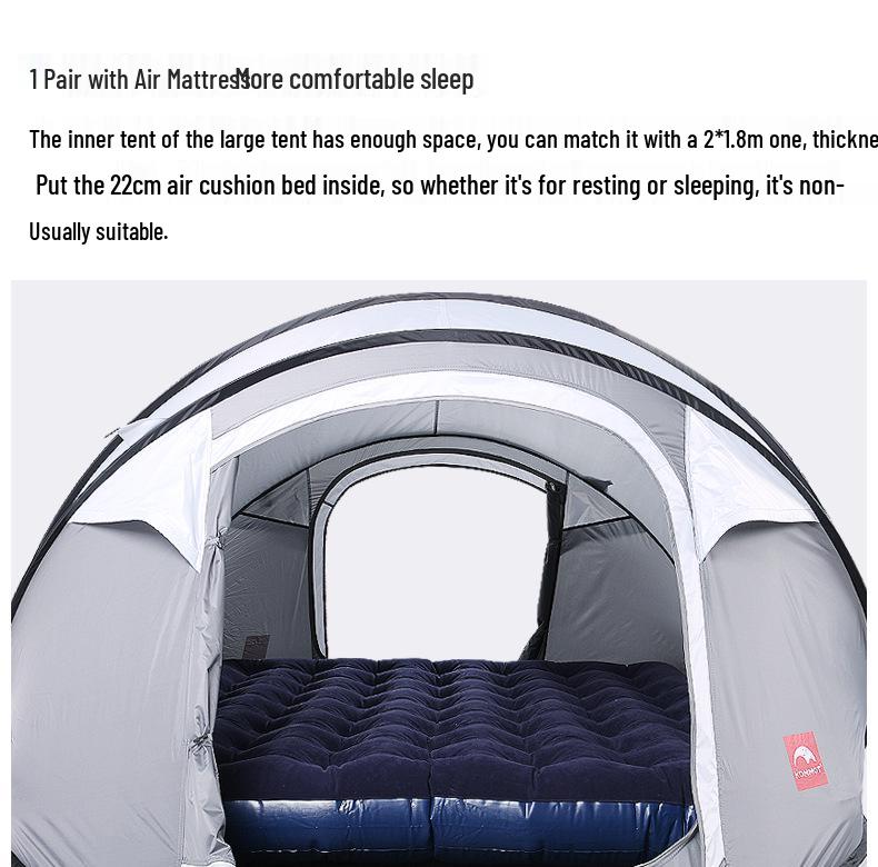 KOMMOT Mu Che Miao Automatic Rainproof Camping Tent