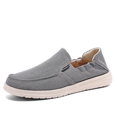 Ανδρικά Slip on υφασμάτινα παπούτσια Καμβάς Casual Loafer Leisure Vintage Boat παπούτσια