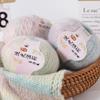 50g Flowing Color Sprayed Wool Yarn Mohair Thread Ball Soft Woven Hat Scarf Jacket Hand Sweater Cape DIY Knitting&Crocheting