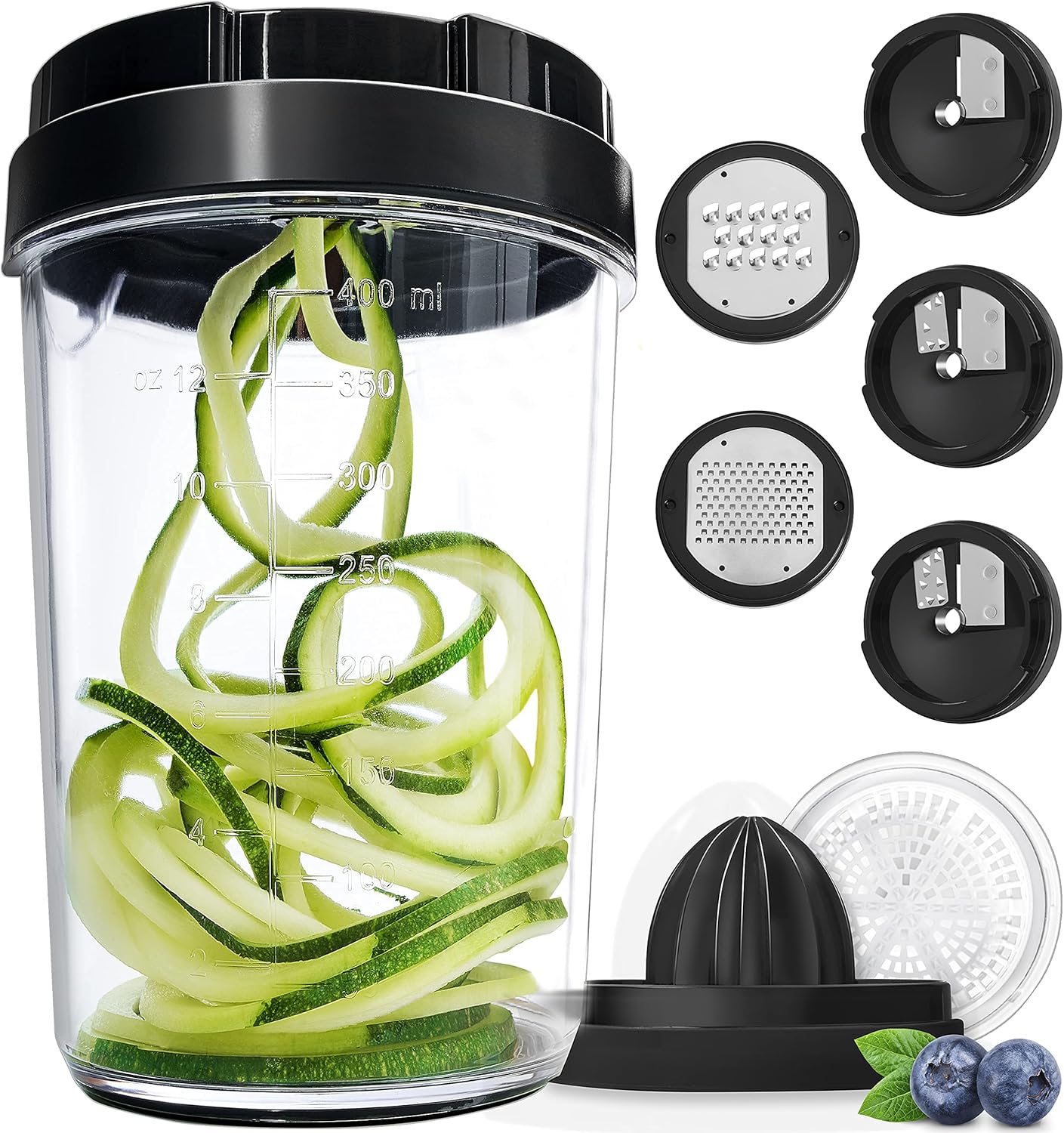

Slicer & Vegetable Slicer, Zucchini Noodle Maker, Onion & Food Chopper, Veggie Spiral Cutter & United States