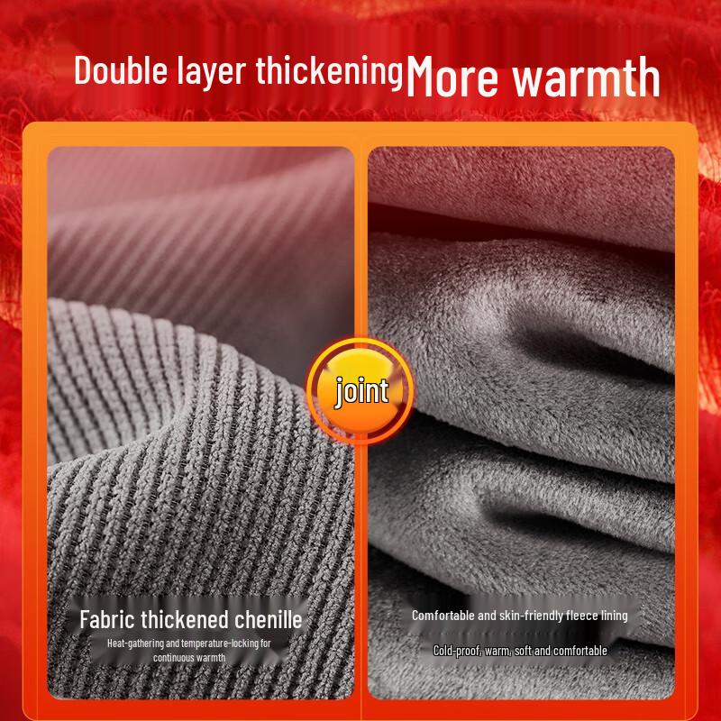 Jeanswest Men's Fleece-Lined Corduroy Jogger Pants