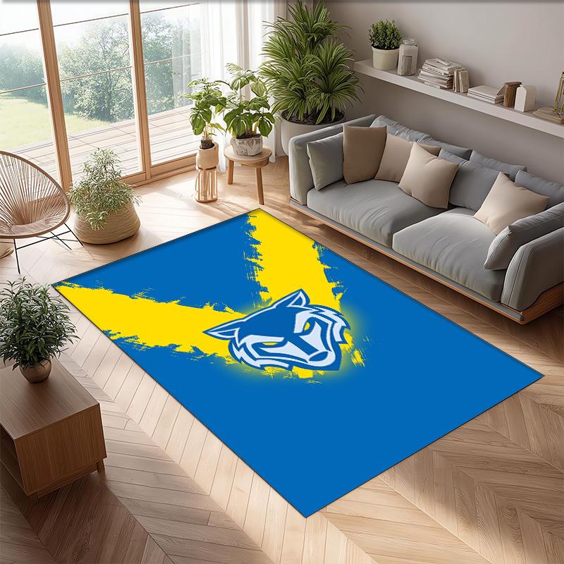 Warrington Wolves Crystal Velvet Carpet Soft Anti?Slip Floor Mat Comfortable Home Living Room Bedroom Decor Rug