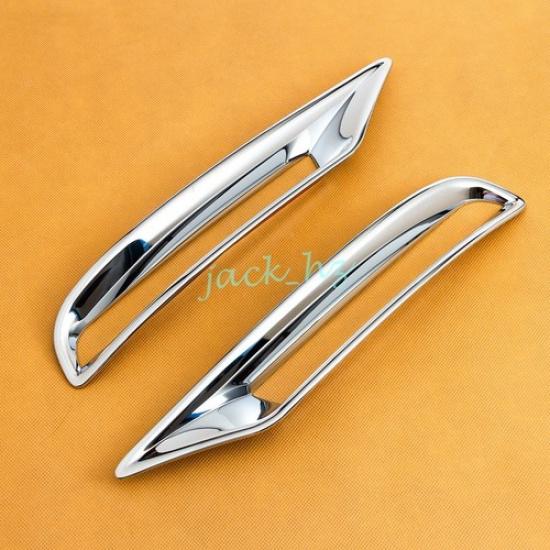 For 2024-2025 Lexus TX350 TX550h+ Glossy Chrome Rear Bumper Fog Light Cover Trim