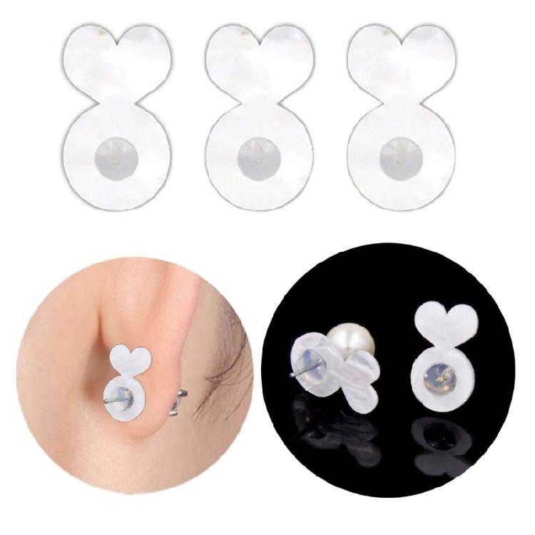 6Pcs Earring Backings for Droopy Ears Convenient Installation and Replacement