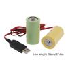 3V LR20 D Dummy Battery LR20 Battery Eliminators Cable Replace 2x1.5V D Battert
