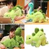 Jurassic Dinosaur Park Plush Toy Green Stegosaurus Triangular Dragon Tyrannosaurus Rex Cartoon Stuffed Animal