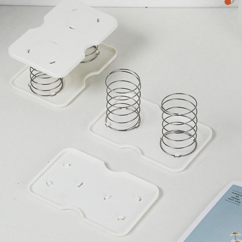 Tissue Box Tissue Dispenser Spring Automatic Lift Spring Loaded Tissue Box Office Home Kitchen Toilet Bracket Kitchen Organizer