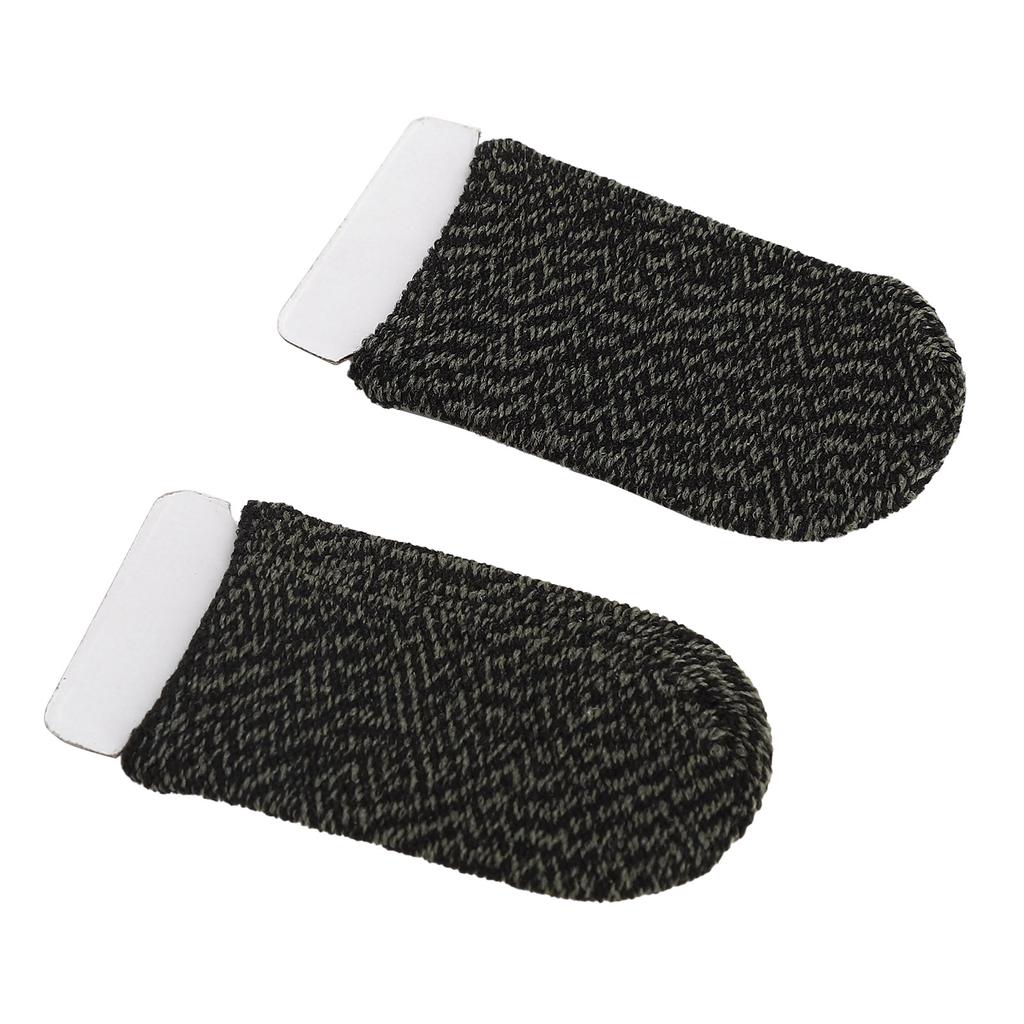 Чехол для мобильного игрового пальца, многоразовый, устойчивый к поту, сенсорный игровой контроллер, черный