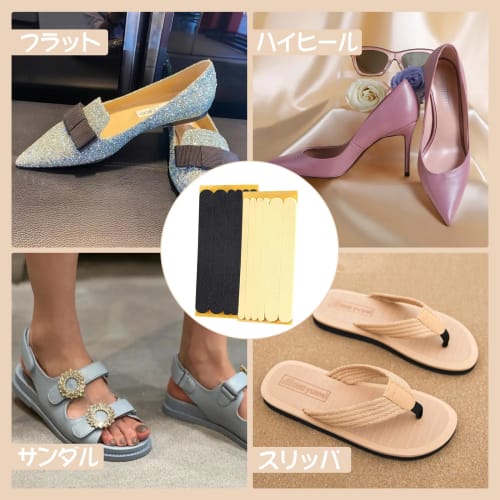 Nalaina 12-Piece Set of Heel Pads to Prevent Blisters, Prevent Slippage, and Protect Your Shoes from Slipping and Squeezing. Suitable for Women's Poin