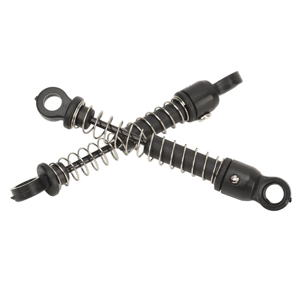 2Pcs Rear Shock Absorber Remote Control Car Shock Absorbers for WLtoys 2428 1/24 RC Crawler Car Black