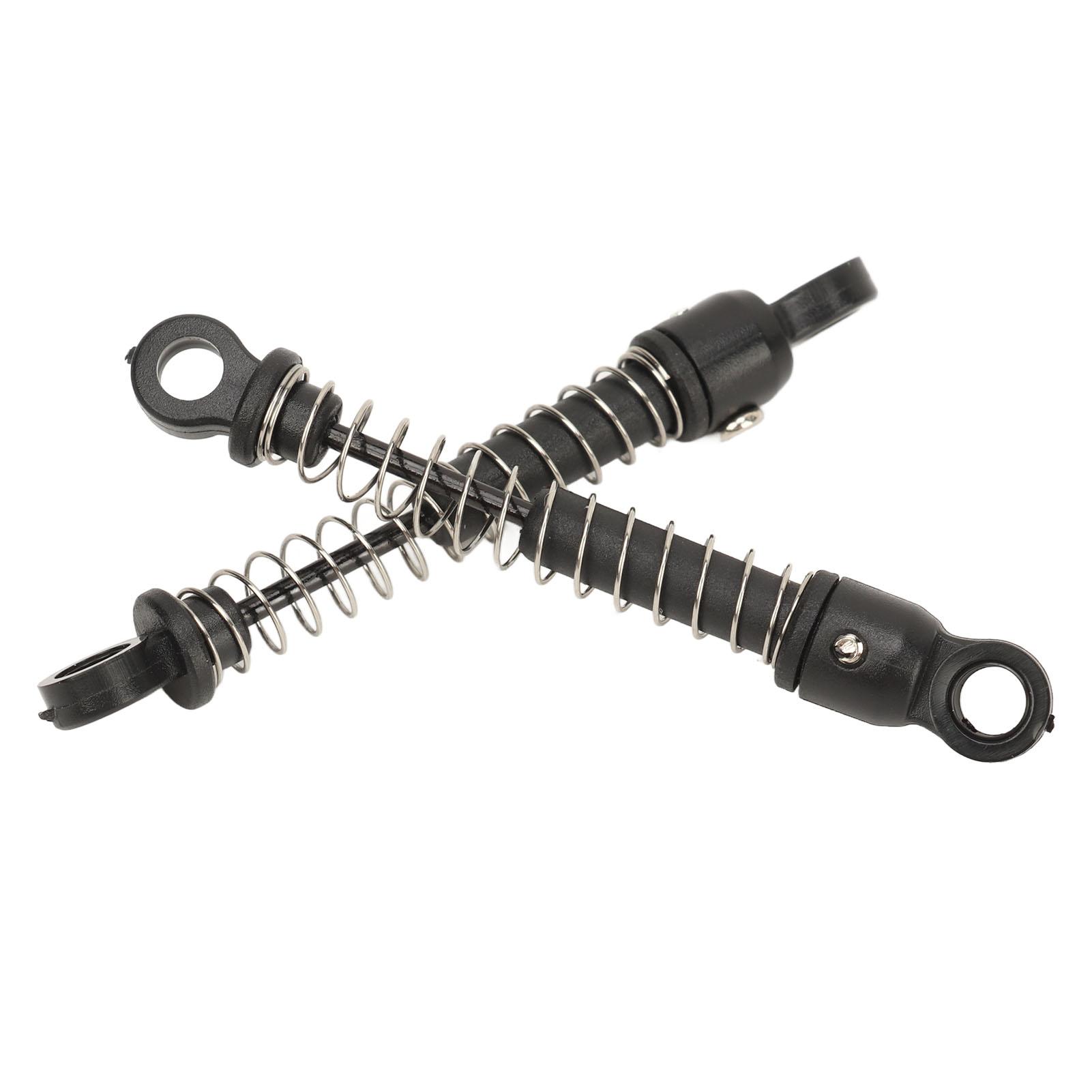 

2Pcs Rear Shock Absorber Remote Control Car Shock Absorbers for WLtoys 2428 1/24 RC Crawler Car Black