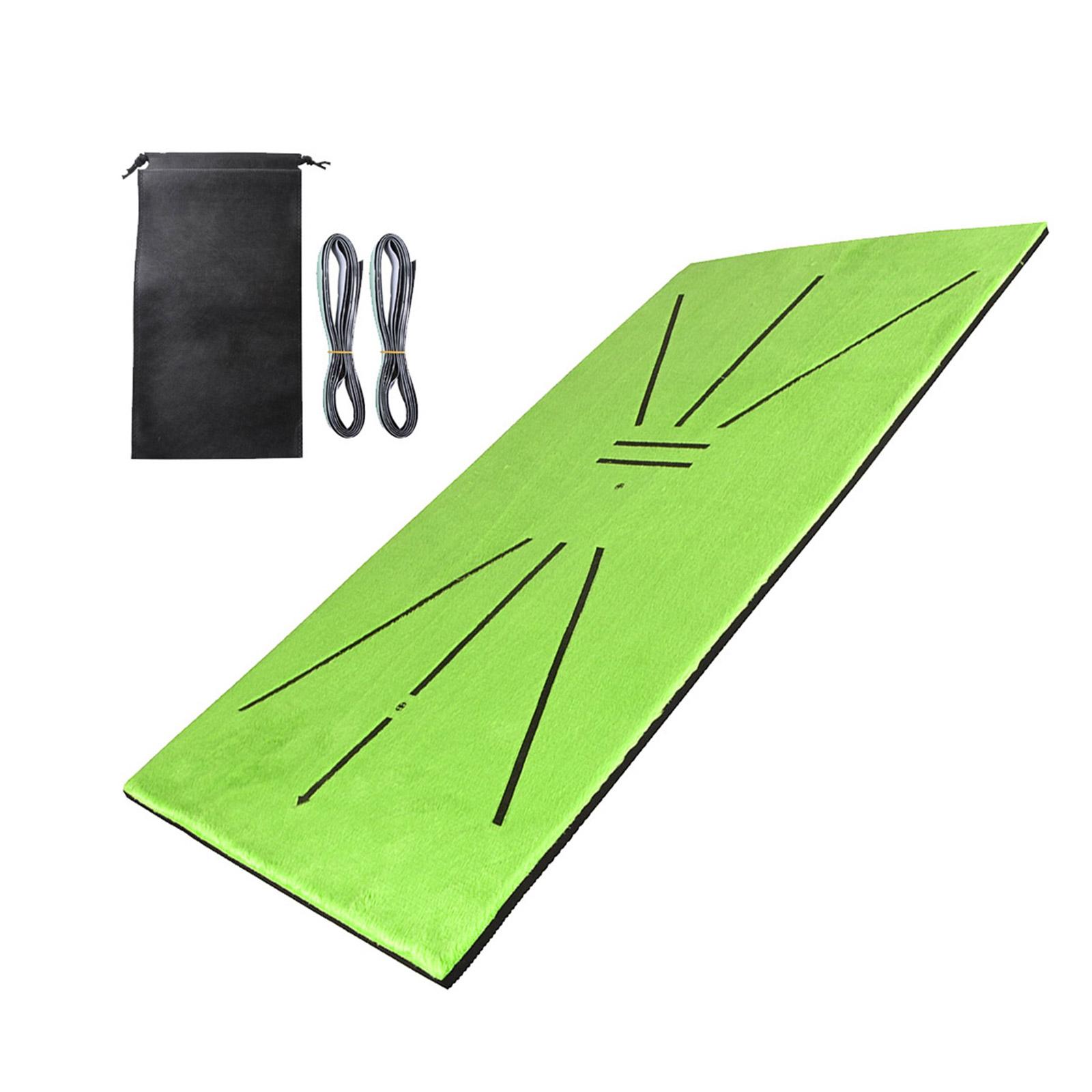

Golf Training Mat Beginner Training Trace Detection Pad Portable Golf Hitting Mat for Swing Paths Feedback/Detection 1