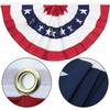 Independence Day Decoration Outdoor Garden Decoration Fence Fence Pendant Fan Flag Hanging Happy Easter Banner Sign Wall Banner