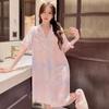 Classical Vintage Elegant Women's Nightskirt Summer Cool Home Sleepskirt Ins Style Art Trendy Casual Sleep Clothing