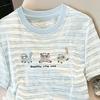 Sibaishi Women's Color Block Stripe T-shirt