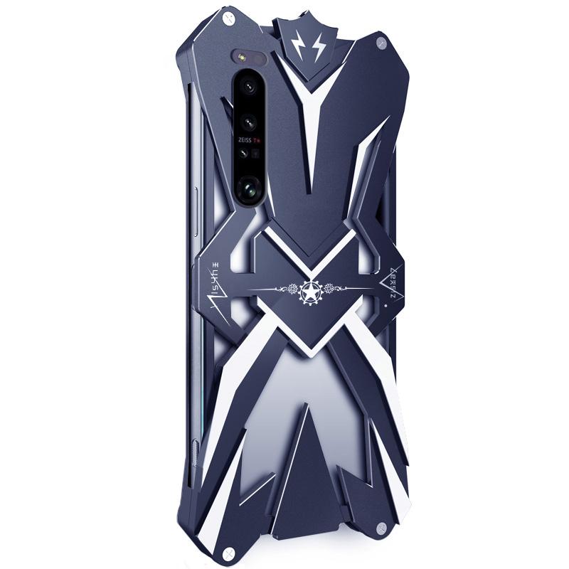 

For Sony Xperia 1 IV 5G Aluminum Alloy Smartphone Case Shockproof Anti-drop Protection Phone Cover A