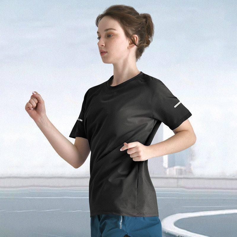 Plus Size Women's Quick-Dry Summer Running T-Shirt: Loose, Breathable Yoga & Fitness Top