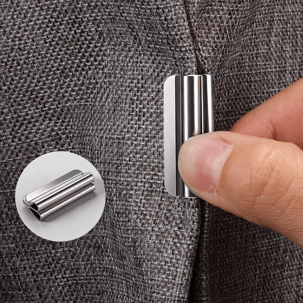 Sada 20 párů magnetických klipů na zatemňovací závěsy, Magnetické zapínání závěsů, Zatemňovací doplňky bez hřebíků a šití pro domácí použití a koleje