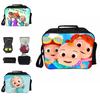 Stylish Cocomelon Lunch Bag With Adjustable Shoulder Strap For Kids And Teens