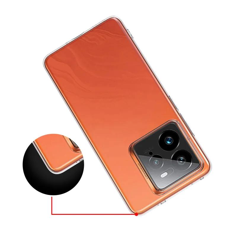 Husă ultra-subțire, moale, transparentă, din TPU, pentru Realme GT 7 Pro, protecție lentilă, silicon moale, transparentă, rezistentă la șocuri, pentru Realme GT 6T NEO 6 SE