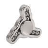 Fingertip Gyroscope Sensory Toy 3 Leaves Reduce Anxiety Smoothing Rotating Stainless Steel