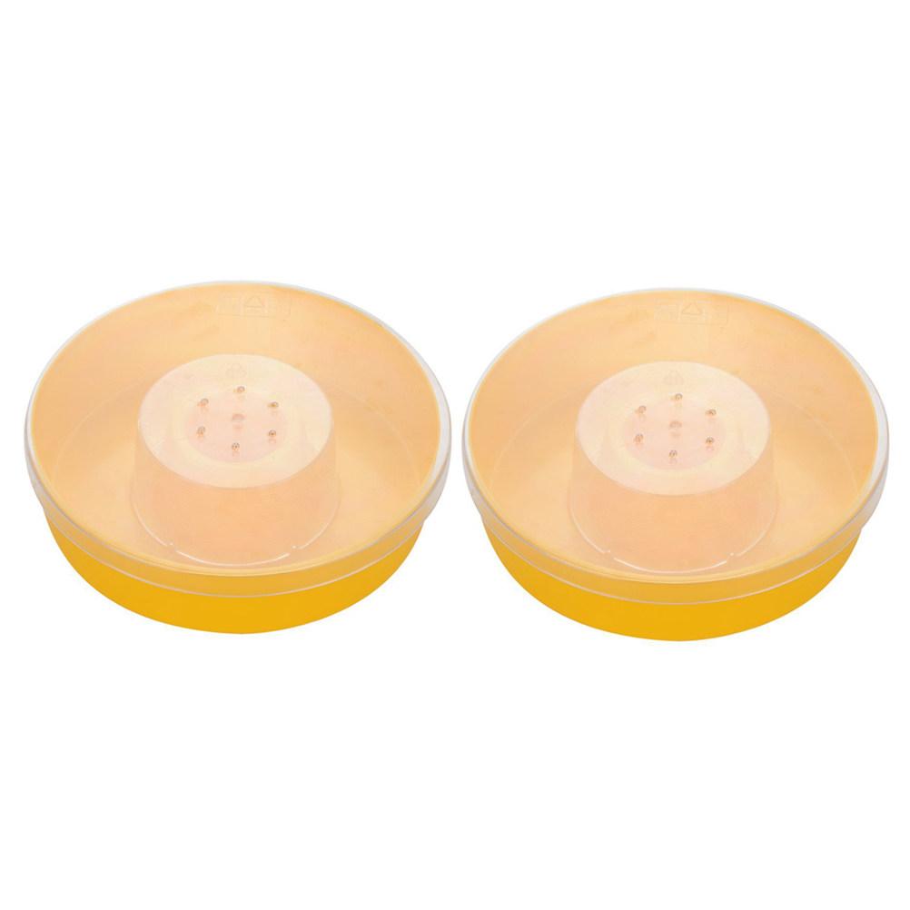 Plastic Bee Feeding Bowl and Waterer for Honeybees Easy Install Creative Beekeeping Accessory Tool Bee Water Feeder Supplies