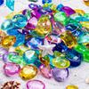 60Pcs Kids Toys Pirate Treasure Jewels Acrylic Diamond Gems Party Favors Halloween Birthday Best Gifts Classroom Prize