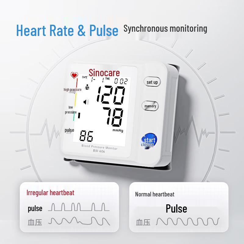 Sanuo BW-606 Portable Wrist Blood Pressure Monitor