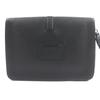 Gucci Clutch Bag Flap-type Business Case Black Leather Mens 816755 Used