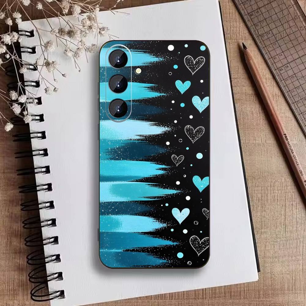Y2k J-INS Graffiti Phone Case For Samsung Galaxy A73,A21s,A22,A31,A52,A53,A71,A41Soft Black Shell