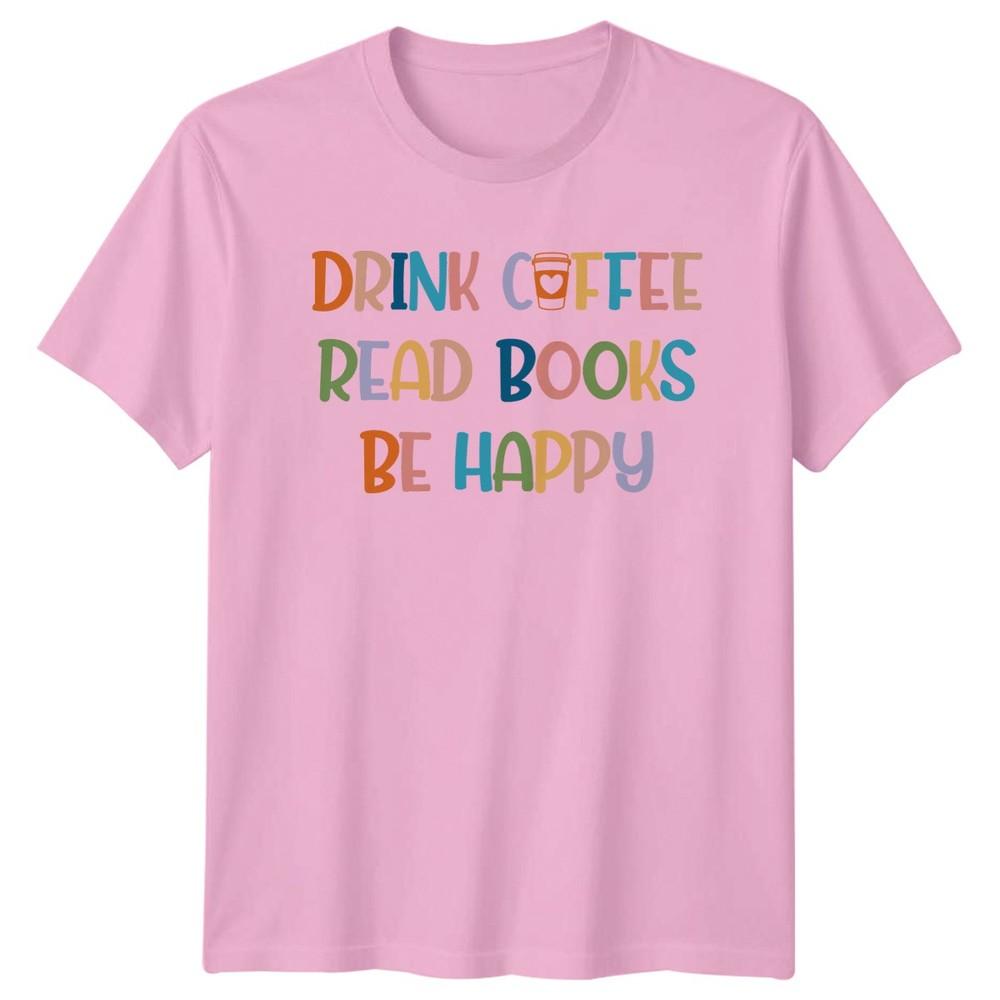 Drink Coffee Read Books TShirt Books Gift For Him And Her
