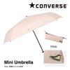 Ogawa Converse Folding Umbrella for Men and Manual Safety Logo 20130 Women, Ultra-Lightweight, 90g, Slim, 5-Rib, 50cm, Water-Repellent, Pink, Opening,