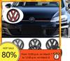 JQTYB1 For VW Volkswagen Jetta MK5 Golf Non-destructive Front Hood Radiateor Badge Rear Trunk Lid Cover Emblem Sticke For VW Volkswagen