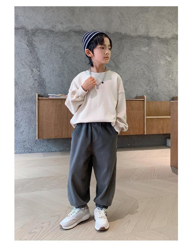 Boys' Spring & Autumn Casual Joggers - 2025 Collection for Middle & Big Kids