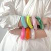Fashionable Punk Summer Beach  Pattern Acrylic Bracelet For Women'S Daily Wear And Parties Bangles For Women