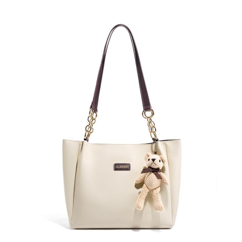 

Универсальная вместительная сумка через плечо, модная женская сумка из натуральной кожи, новая сумка. коричневый