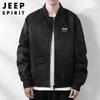 JEEP SPIRIT Men's Korean Style Stand-Collar Bomber Jacket