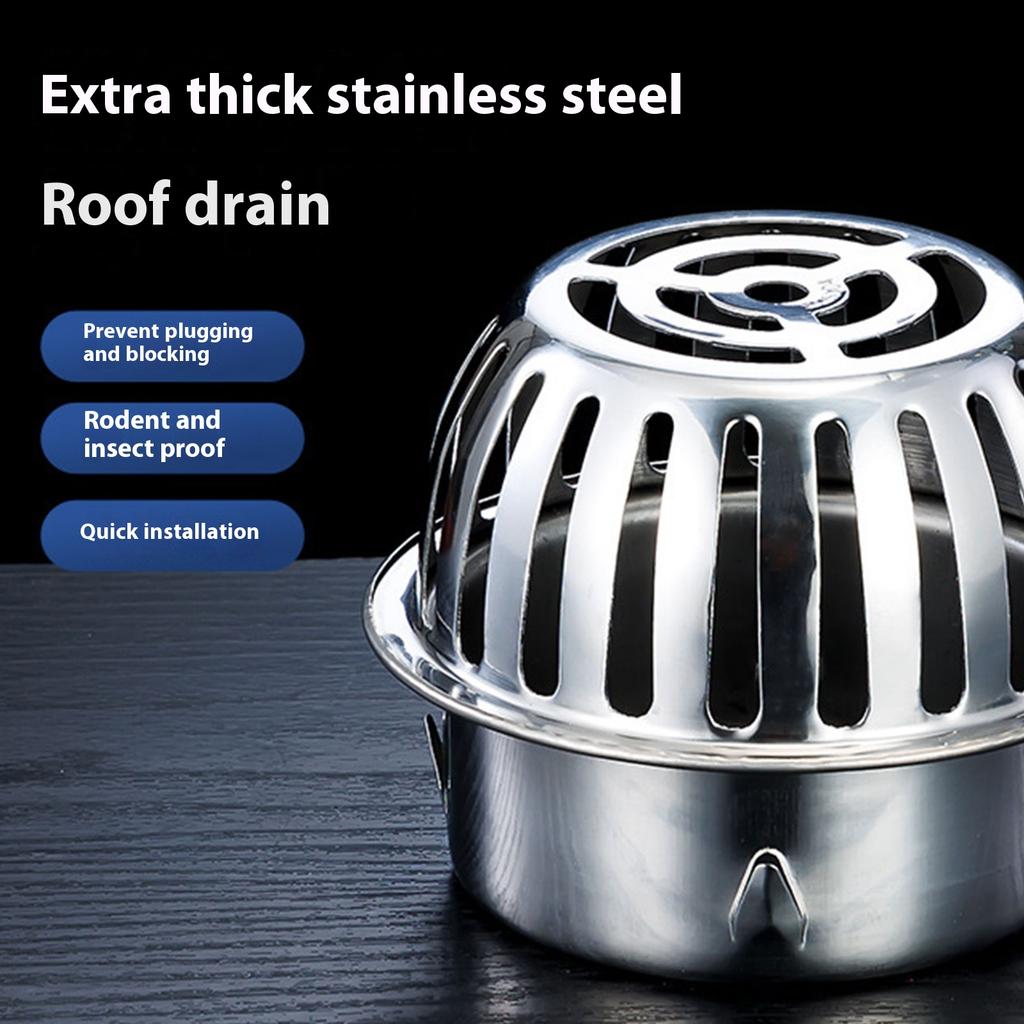 Long Lasting Steel Rounded Drainage Insert Corrosion Resistant Floor Drain Prevents Blockages for Outdoor Spaces