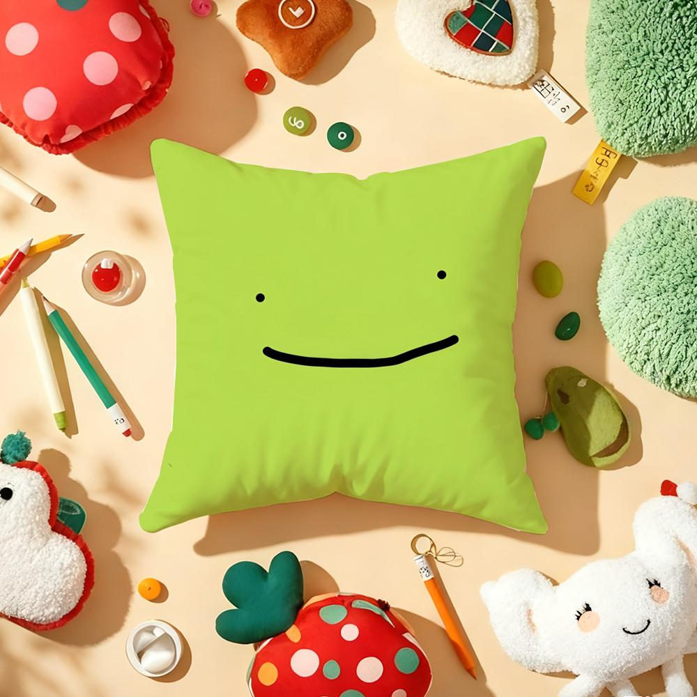 Funny and Quirky Expressions Cushion Cover Soft Short Plush DoubleSided Printing Home Decor Machine Washable Pillow Case Gift