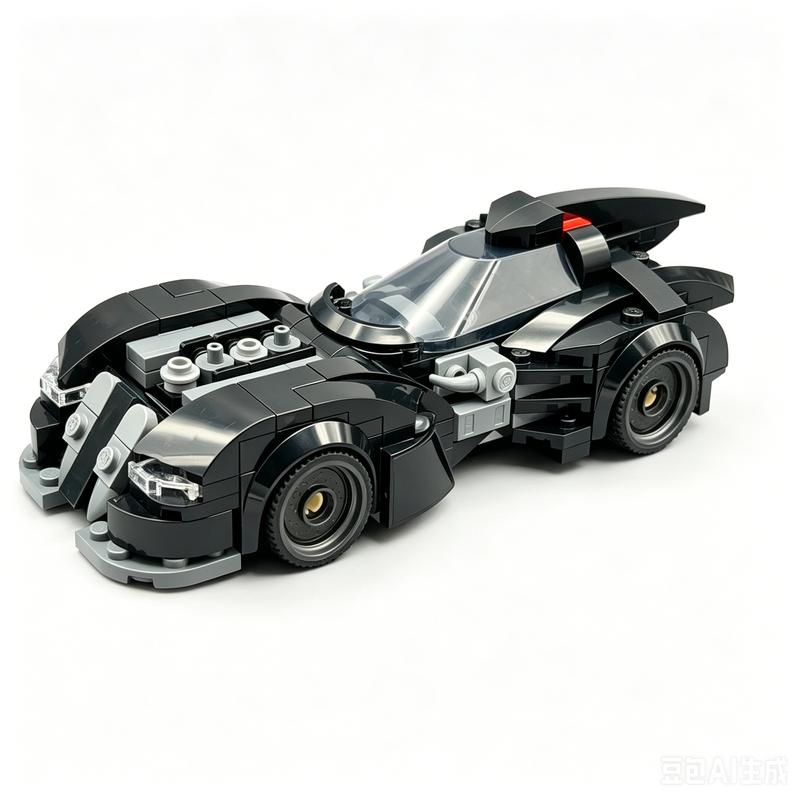 244PCS Modified Batmobile Vehicle MOC Model Car Building Blocks Custom Puzzle DIY Assembly Educational Birthday
