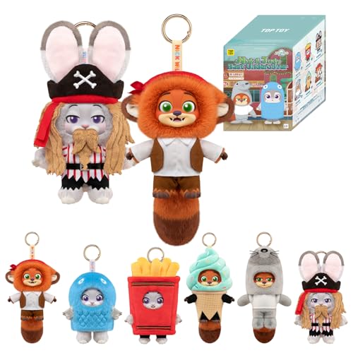 

TOP TOY Дисней Зверополис Серия Плюшевых Игрушек «Полная Маскировка» [1 шт.] Гача Гача Фигурка из Секретной Коробки Пластиковая Модель Премиум Игрушка Зверополис Подарок на День Рождения