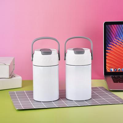 316 Stainless Steel Portable Flower Teacups Outdoor Sippy Cups for Boys and Girls On Campus
